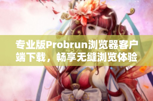 专业版Probrun浏览器客户端下载，畅享无缝浏览体验