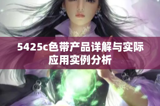 5425c色带产品详解与实际应用实例分析