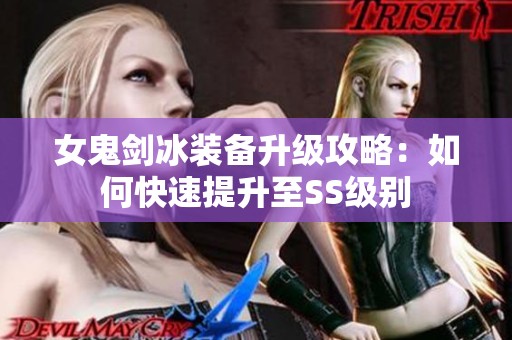 女鬼剑冰装备升级攻略：如何快速提升至SS级别