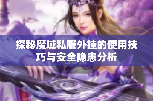 探秘魔域私服外挂的使用技巧与安全隐患分析