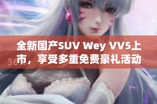 全新国产SUV Wey VV5上市，享受多重免费豪礼活动