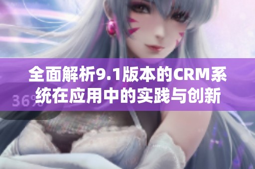 全面解析9.1版本的CRM系统在应用中的实践与创新