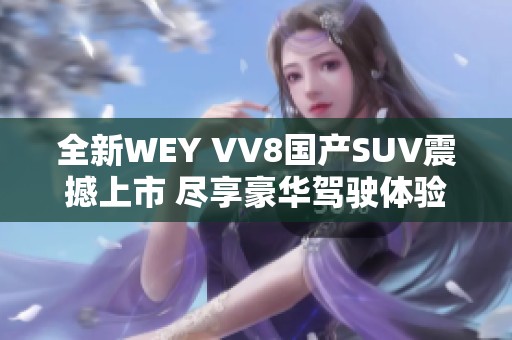 全新WEY VV8国产SUV震撼上市 尽享豪华驾驶体验