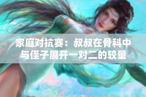 家庭对抗赛：叔叔在骨科中与侄子展开一对二的较量