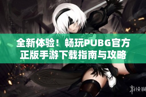 全新体验！畅玩PUBG官方正版手游下载指南与攻略