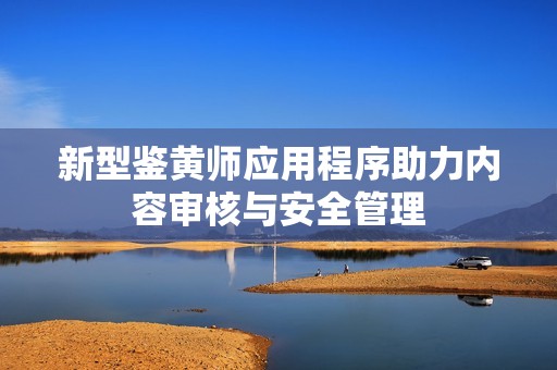 新型鉴黄师应用程序助力内容审核与安全管理