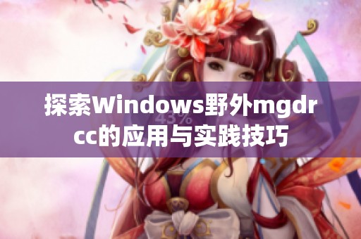 探索Windows野外mgdrcc的应用与实践技巧