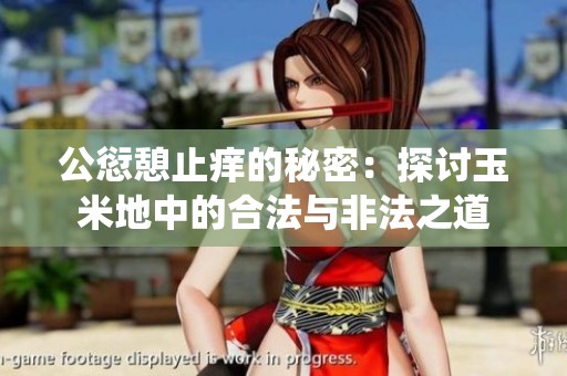 公愆憩止痒的秘密：探讨玉米地中的合法与非法之道