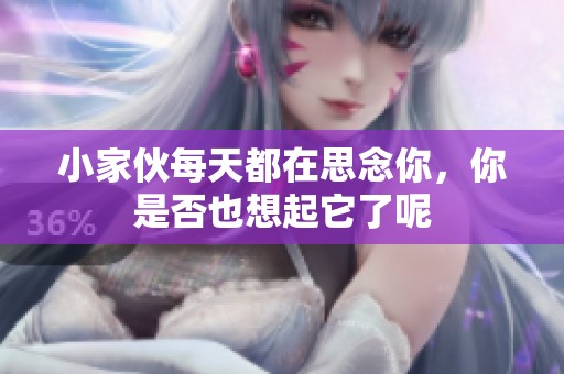 小家伙每天都在思念你，你是否也想起它了呢