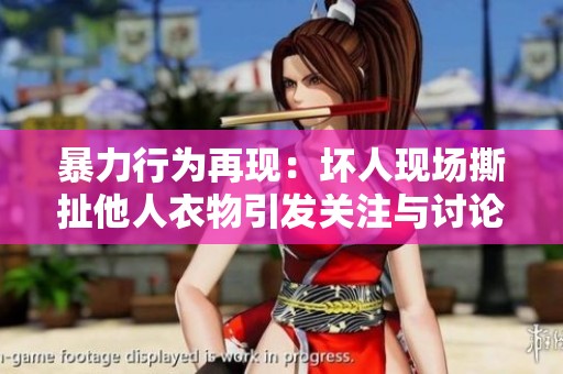 暴力行为再现：坏人现场撕扯他人衣物引发关注与讨论