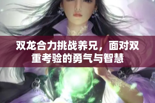 双龙合力挑战养兄，面对双重考验的勇气与智慧