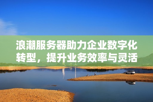 浪潮服务器助力企业数字化转型，提升业务效率与灵活性