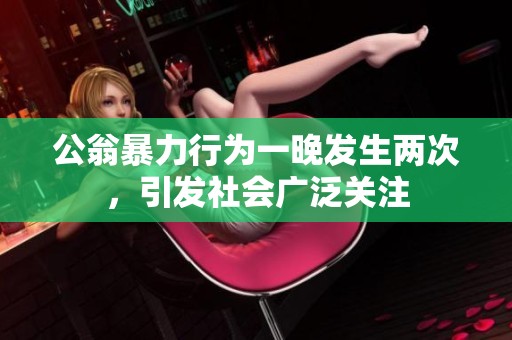 公翁暴力行为一晚发生两次，引发社会广泛关注