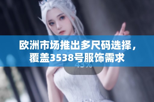 欧洲市场推出多尺码选择，覆盖3538号服饰需求