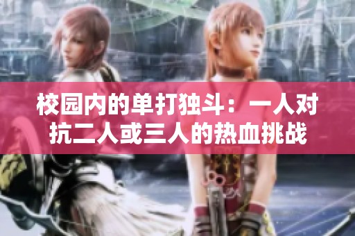 校园内的单打独斗：一人对抗二人或三人的热血挑战