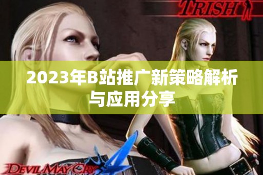 2023年B站推广新策略解析与应用分享