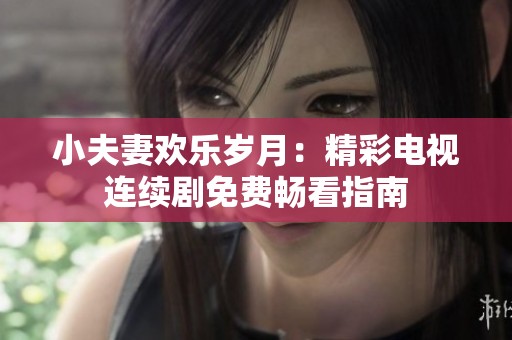 小夫妻欢乐岁月：精彩电视连续剧免费畅看指南