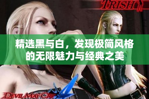 精选黑与白，发现极简风格的无限魅力与经典之美