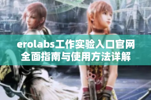 erolabs工作实验入口官网全面指南与使用方法详解