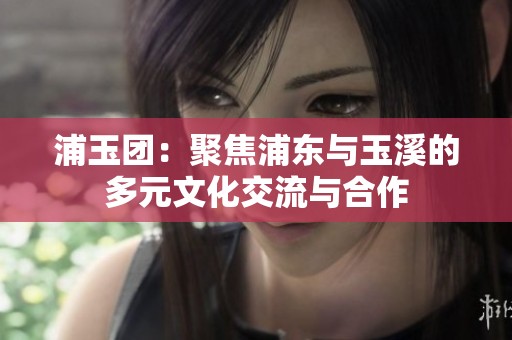 浦玉团：聚焦浦东与玉溪的多元文化交流与合作