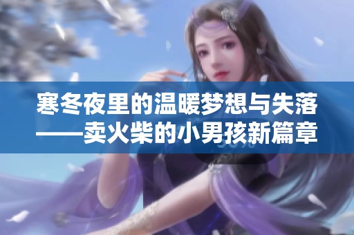 寒冬夜里的温暖梦想与失落——卖火柴的小男孩新篇章