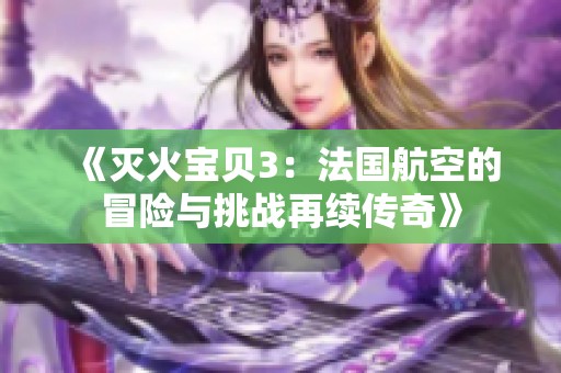 《灭火宝贝3：法国航空的冒险与挑战再续传奇》