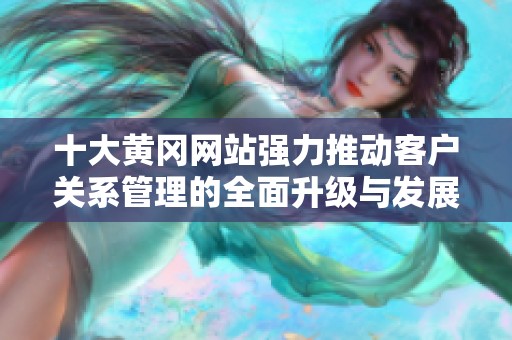 十大黄冈网站强力推动客户关系管理的全面升级与发展