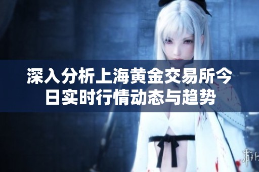 深入分析上海黄金交易所今日实时行情动态与趋势