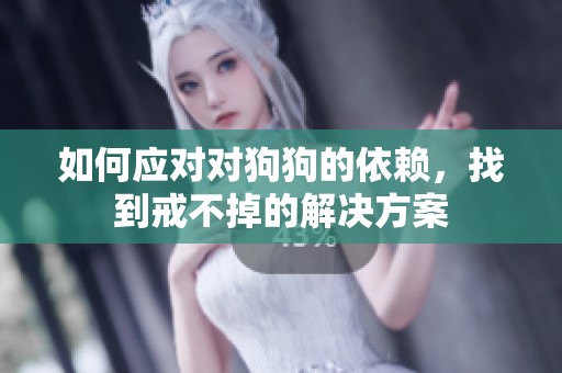 如何应对对狗狗的依赖，找到戒不掉的解决方案