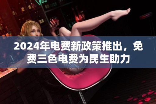 2024年电费新政策推出，免费三色电费为民生助力