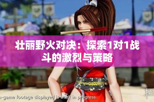 壮丽野火对决：探索1对1战斗的激烈与策略