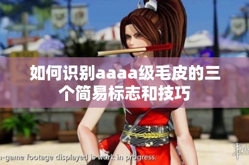 如何识别aaaa级毛皮的三个简易标志和技巧