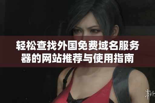 轻松查找外国免费域名服务器的网站推荐与使用指南