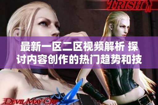 最新一区二区视频解析 探讨内容创作的热门趋势和技巧
