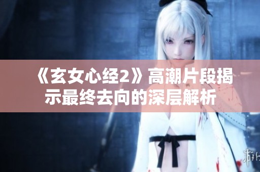 《玄女心经2》高潮片段揭示最终去向的深层解析