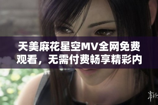 天美麻花星空MV全网免费观看，无需付费畅享精彩内容