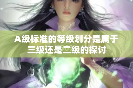 A级标准的等级划分是属于三级还是二级的探讨