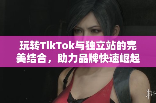 玩转TikTok与独立站的完美结合，助力品牌快速崛起
