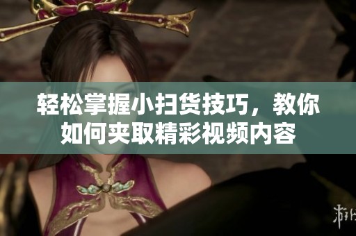 轻松掌握小扫货技巧，教你如何夹取精彩视频内容