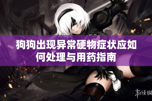 狗狗出现异常硬物症状应如何处理与用药指南