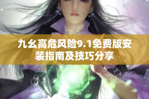 九幺高危风险9.1免费版安装指南及技巧分享