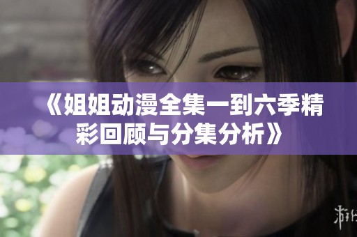 《姐姐动漫全集一到六季精彩回顾与分集分析》