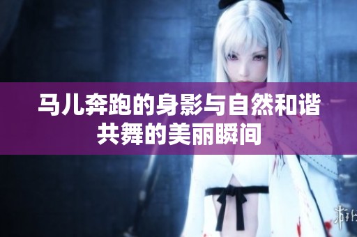 马儿奔跑的身影与自然和谐共舞的美丽瞬间