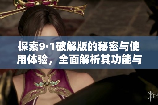 探索9·1破解版的秘密与使用体验，全面解析其功能与风险
