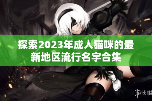 探索2023年成人猫咪的最新地区流行名字合集