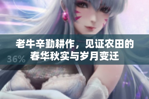 老牛辛勤耕作，见证农田的春华秋实与岁月变迁