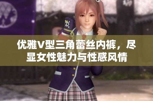 优雅V型三角蕾丝内裤，尽显女性魅力与性感风情