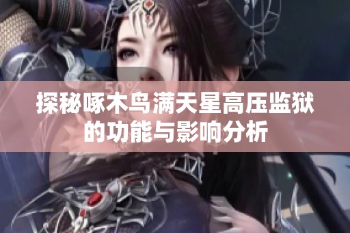 探秘啄木鸟满天星高压监狱的功能与影响分析