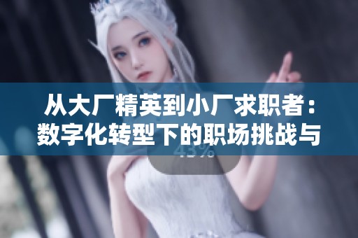从大厂精英到小厂求职者：数字化转型下的职场挑战与机遇