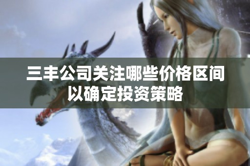 三丰公司关注哪些价格区间以确定投资策略